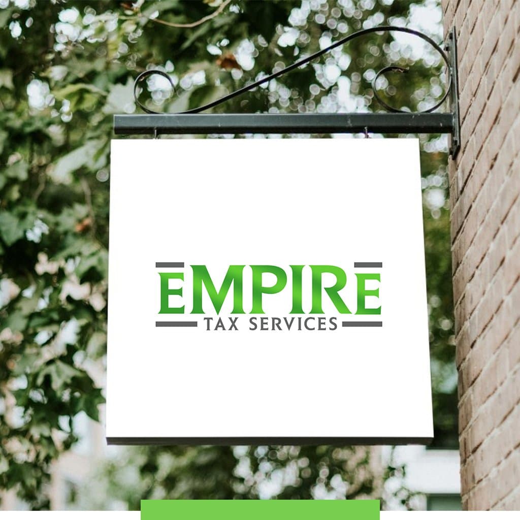 Empire Tax Services storefront sign